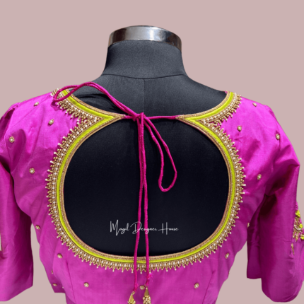 MDHWeddingBlouse MDHAARIWORKBLOUSE MDHWeddingDesignerBlouse MagilDesignerHouse