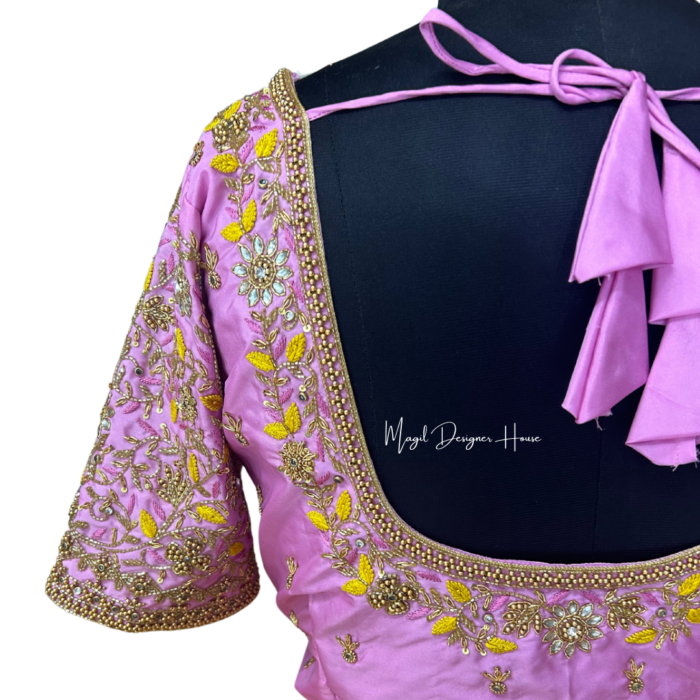 MDHWeddingBlouse MDHAARIWORKBLOUSE MDHWeddingDesignerBlouse MagilDesignerHouse