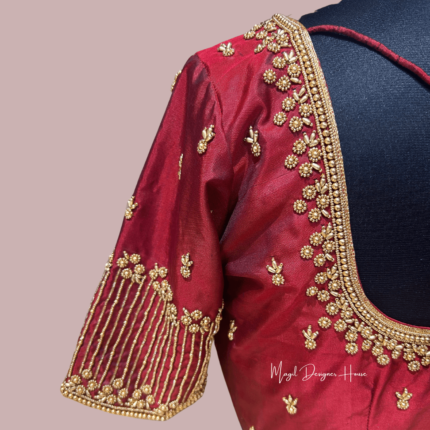 MDHWeddingBlouse MDHAARIWORKBLOUSE MDHWeddingDesignerBlouse MagilDesignerHouse