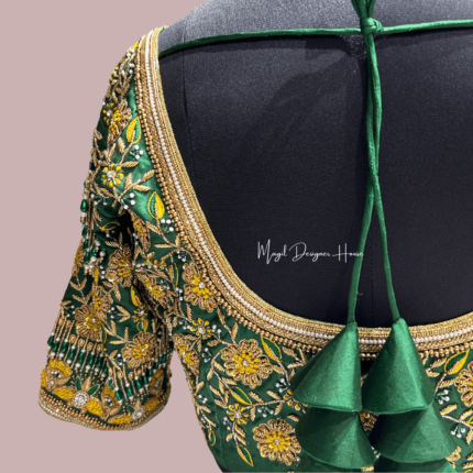 MDHWeddingBlouse MDHAARIWORKBLOUSE MDHWeddingDesignerBlouse MagilDesignerHouse