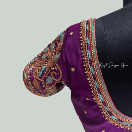 MDHWeddingBlouse MDHAARIWORKBLOUSE MDHWeddingDesignerBlouse MagilDesignerHouse