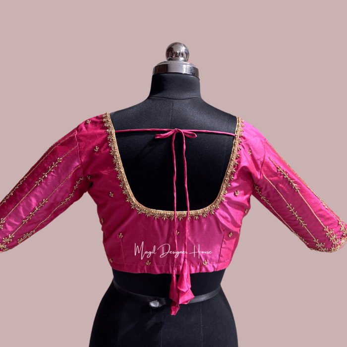 MDHWeddingBlouse MDHAARIWORKBLOUSE MDHWeddingDesignerBlouse MagilDesignerHouse