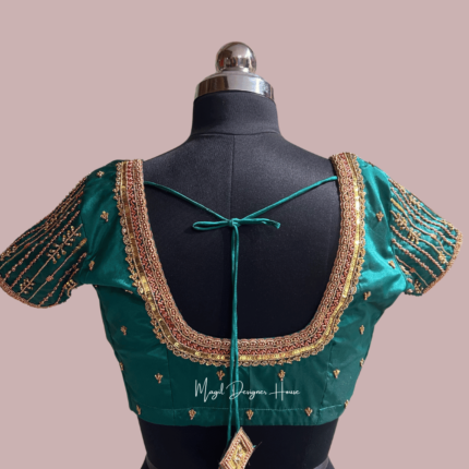 MDHWeddingBlouse MDHAARIWORKBLOUSE MDHWeddingDesignerBlouse MagilDesignerHouse